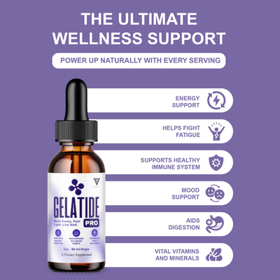 Visual image of Gelatide benefits